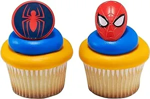 DecoPac Marvel's Spider-Man Spider and Mask Rings