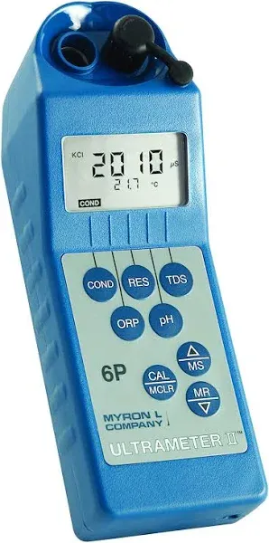 Myron L 6PIIFCE Conductivity, Resistivity, TDS, pH, ORP/Free Chlorine, Temperature Meter