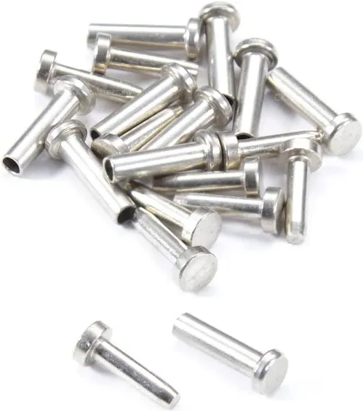 Cutlery Rivets (10 Pack) - Matching Step Drills Optional - for DIY Knife Handles