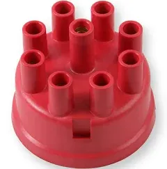 Mallory 209M Distributor Cap (Mal, 8Cyl) , Red