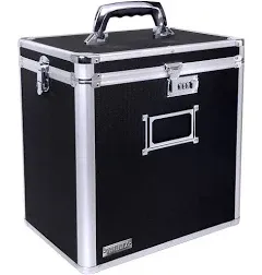 Vaultz Locking Vinyl Record Storage Case