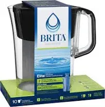 Brita Tahoe Pitcher with Elite Filter - Black