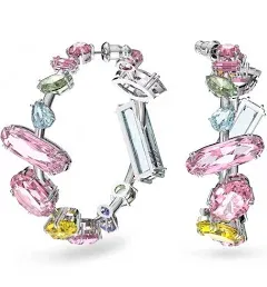 Swarovski Gema Rainbow Hoop Earrings