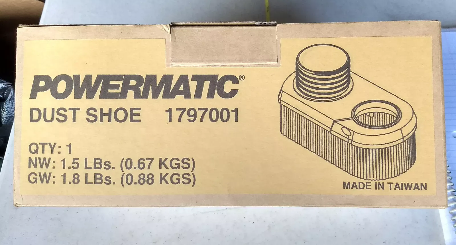 Powermatic 1797001 PM-DS CNC Dust Shoe