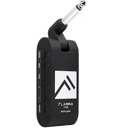 FLAMMA FX20 Guitar Headphone Amp with APP 40 Drum Grooves 52 Amp Modes 5 Delay 5 Reverb Effects 14 Modulations for Practice Recording and Creativity