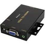 Jidetech 1080p VGA to HDMI Converter with 3.5mm Audio Port for PC Laptop Display Computer Mac Projector