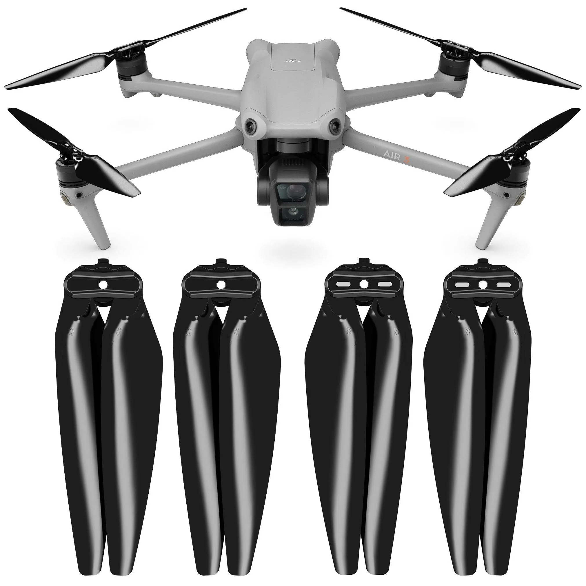 Stealth Propellers for DJI Air 3 Black 4