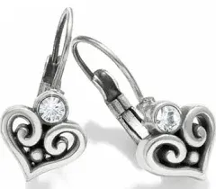 Brighton Alcazar Heart Leverback Earrings