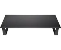 Kensington Extra Wide Monitor Stand for desks. Large Computer Stand/Adjustable Monitor Stand/Desk Riser (K55726EU), Black