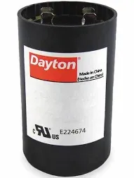 Dayton Motor Start Capacitor 145-174 MFD Round