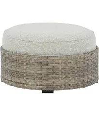 Signature Design by Ashley Calworth P458-814 Ottoman with Cushion