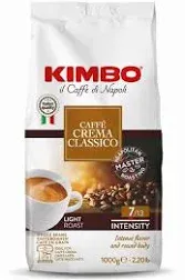 Kimbo Caffe Crema Classico Whole Bean Coffee, 2.2 lbs