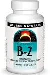 Source Naturals Vitamin B-2 Riboflavin 100 mg Supports Energy Production - 100 Tablets