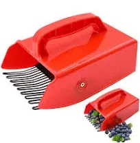 1/2/4 Pack Berry Picker, Berry Pickers and Rakes with Metallic Comb and Ergonomi