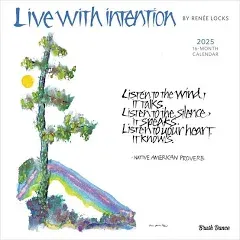 BrownTrout Live with Intention 2025 Wall Calendar