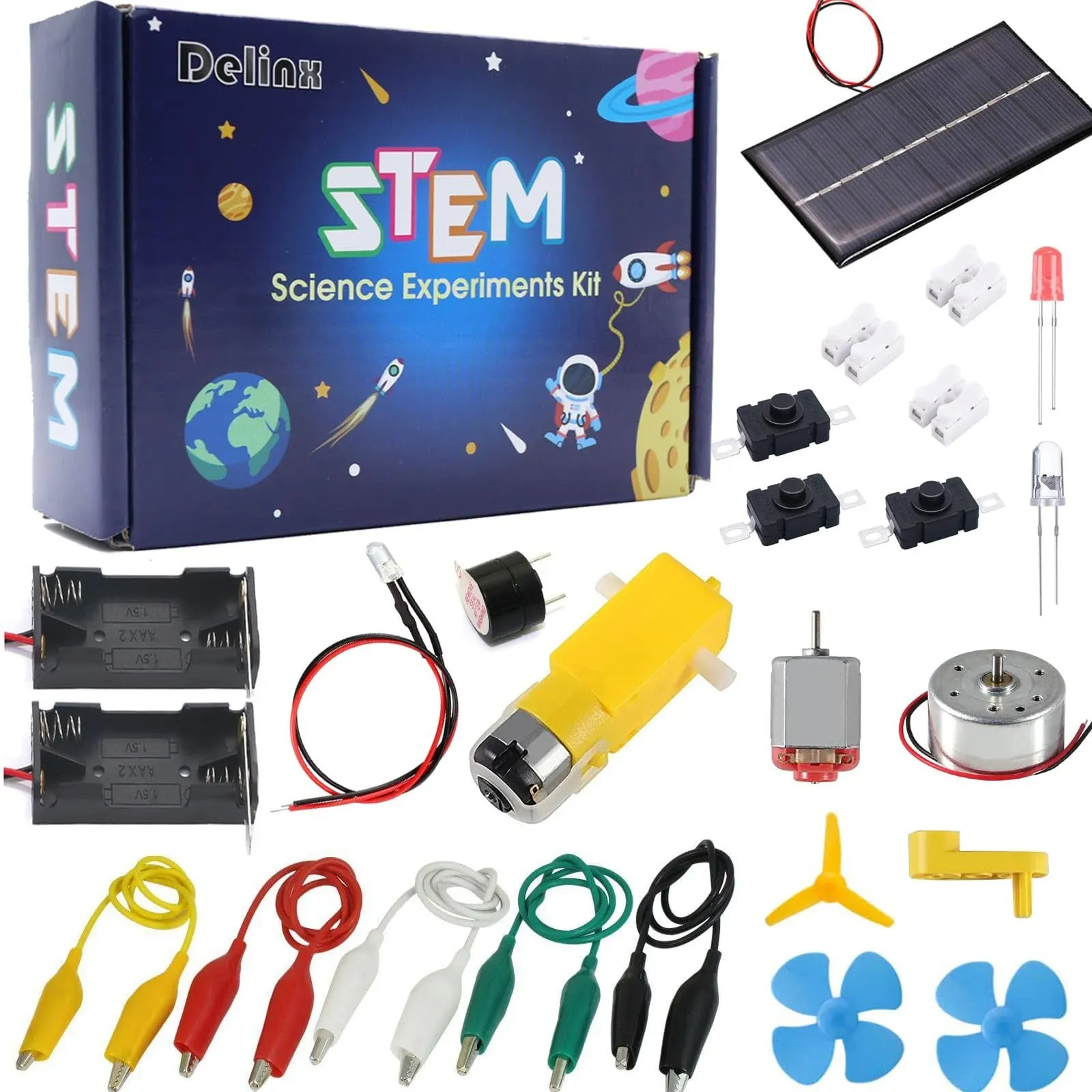 Delinx Fun Physics Science Educational Kit Windmill Generator