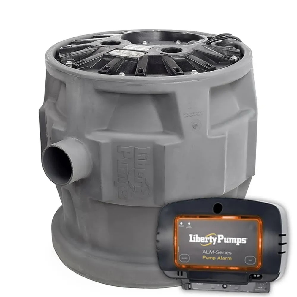 Liberty Pumps P382XPRG101/A2 ProVore 1 HP Residential Grinder Pump with Alarm Pumps Sewage Pumps