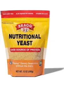 Bragg Premium Nutritional Yeast Seasoning - Vegan Gluten Free � Good Source of