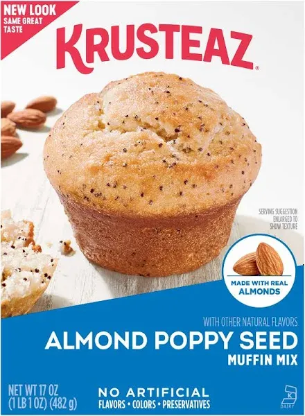 Krusteaz Almond Poppy Seed Muffin Mix