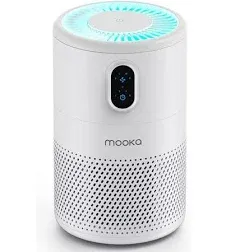 Large Room Air Purifier True HEPA Filter Odor Allergies Pets Smoking Home Office