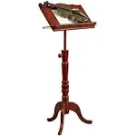 Touch of Class Aubrie Music Stand Adjustable Classic Cherry One Size - Traditional Wooden Artisanship - Musical Professional Wood Stands for Sheet Notes, Conductors, Studio - 53 Inches High