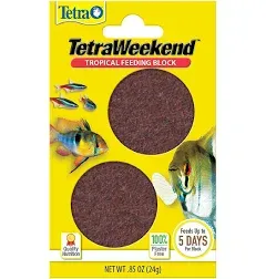 Slow Release Fish Food Weekend Vacation Feeder Tropical Fish 0.85 Ounce 1 Pack