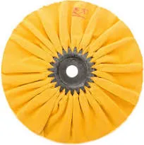 8" x 12 Ply x 5/8" Airway Hard Buff Wheel, 3500 RPM