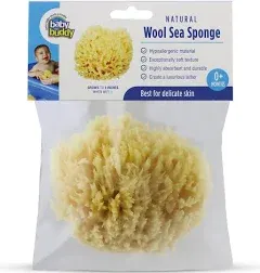 Baby Buddy Natural Bath Sponge 100% natural sea wool shower bath baby