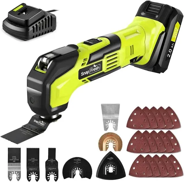  Cordless Oscillating Tool, 20V Oscillating Multi-Tool with 6 Speed, 