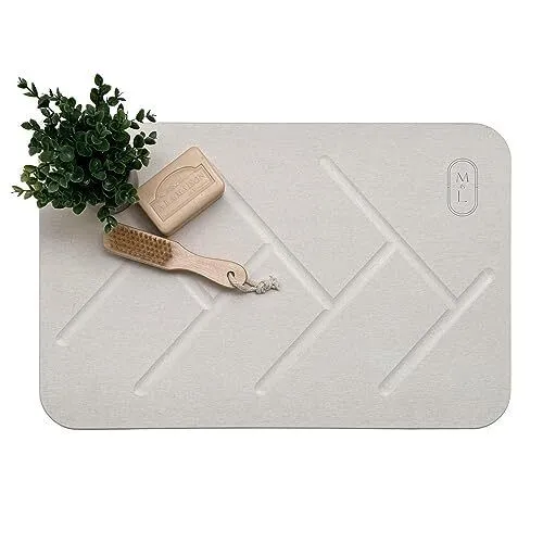 LUIYO M&L Stone Bath Mat