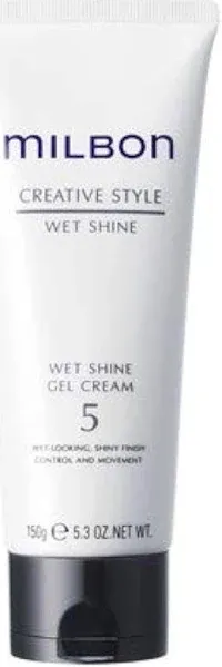 Milbon Creative Style Wet Shine Gel Cream 5.3oz