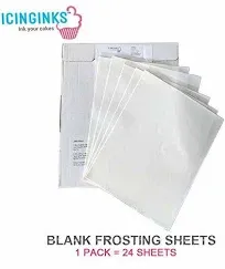 Icing 24 Frosting Sheets