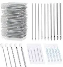 Ear Nose Piercing Needles - Autdor 100pcs Mixed Piercing Needles 12G 14G 16G 18G and 20G Hollow Needles for Ear Nose Navel Nipple Lip Tongue Piercing Kits Piercing Tools Piercing Supplies