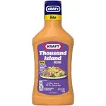 Kraft Thousand Island Lite Salad Dressing - 16 fl oz