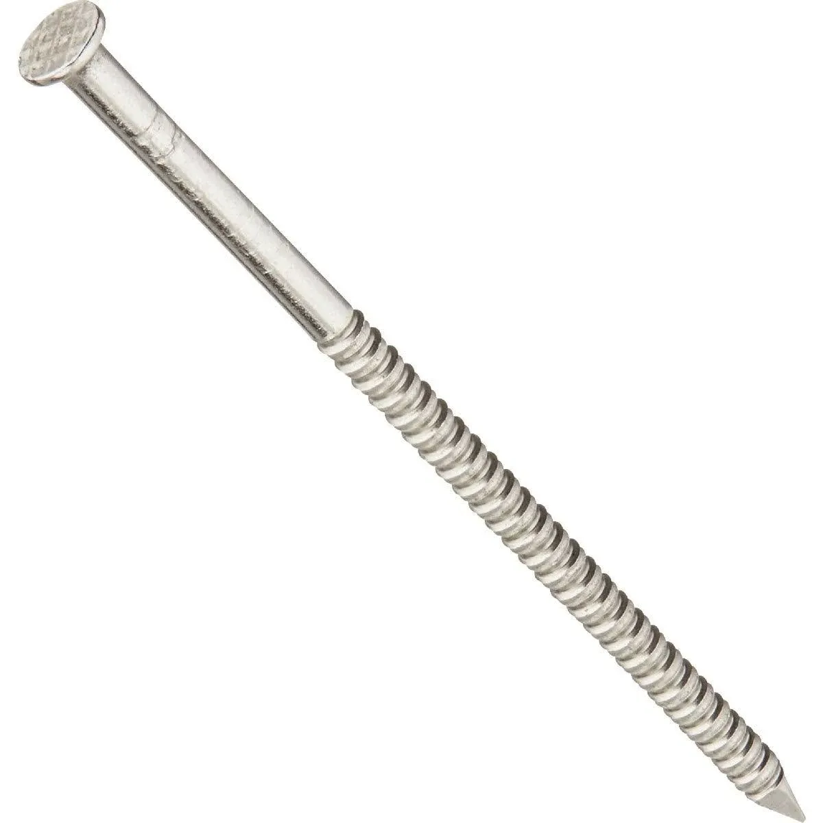 Simpson Strong-Tie T6SND1 Siding Nail, 6d, 2 in L, 316 Stainless Steel, Full Round Head, Annular Ring Shank, 1 lb Silver