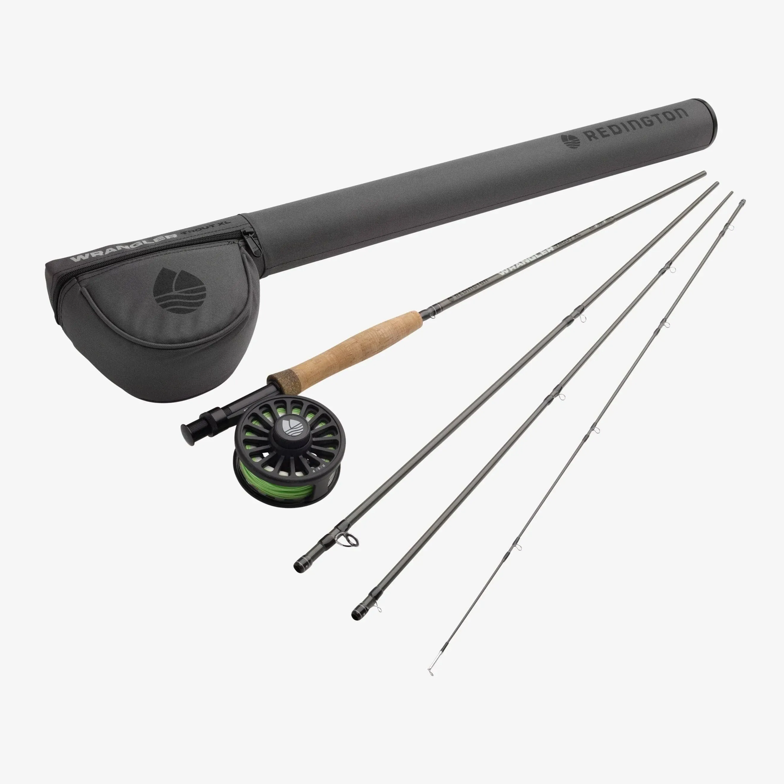 Redington Salmon Wrangler Kit Fly Fishing Rod and Reel Combo - 9ft, 7wt, 4pc