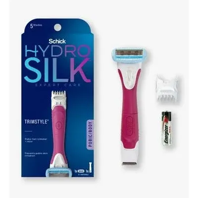 Schick Women's Hydro Silk TrimStyle Moisturizing Razor with Bikini Trimmer