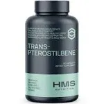 HMS Nutrition Potent Trans Pterostilbene 200mg, 180 Vegan Capsules Antioxidant Supplement Gluten, Soy & Dairy Free