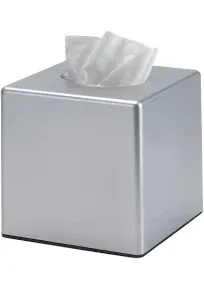 Square Tissue Box Cover Facial Paper Holder for Bathroom Vanity Countertop