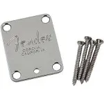 Fender American Standard Neckplate Chrome with four screws