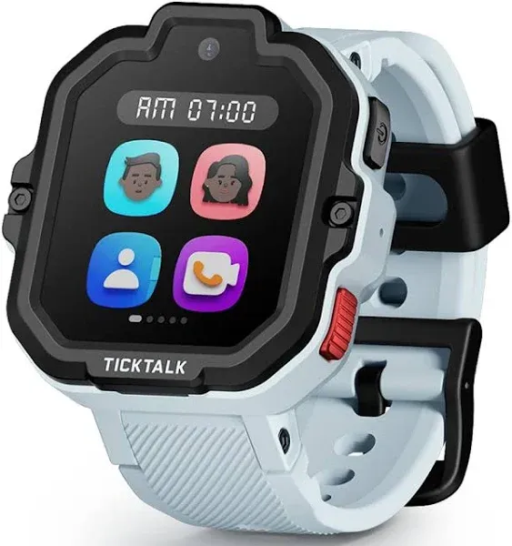 TickTalk 4 Unlocked 4G LTE Kids Smartwatch Phone with GPS Tracker, Combines Video, Voice and Wi-Fi Calling, Messaging, 2x Cameras & Free Streaming Music