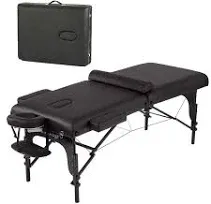 FDW Massage Table Portable Massage Bed Spa Bed 77 Inches Long 30 Inches Wide Height Adjustable 4 Inches Memory Sponge Salon Table