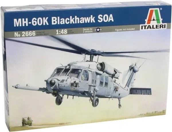 ITAleri 2666 1/48 MH-60K Blackhawk SOA Helicopter Plastic Model Aircraft Kit