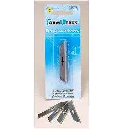 FoamWerks Replacement Blades Size C Pack of 20