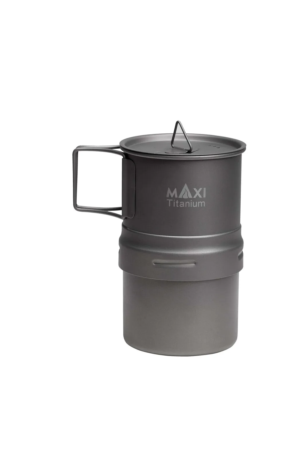 Coffee Maker, Titanium Moka Pot, 5oz each brew, backpacking friendly