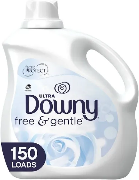 Liquid Fabric Softener, Free &amp; Sensitive, 51-oz. 39686