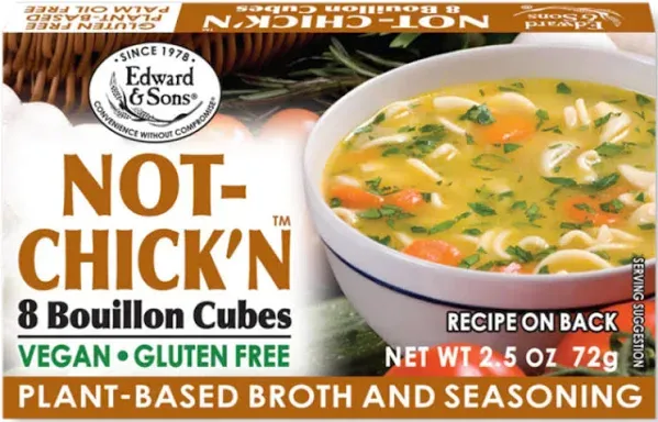 Edward & Sons Bouillon Cubes Not-Chick'n - 2.5 oz