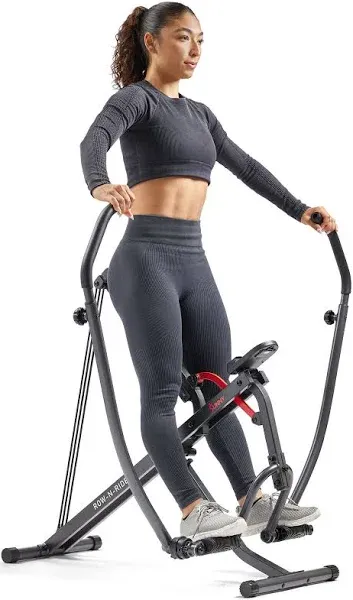 Sunny Health & Fitness Full Body Adjustable Multifunction Smart Row-N-Ride Trainer