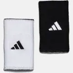 Adidas interval Large Reversible 2.0 Wristband (Black/White)