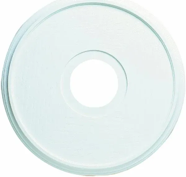 Ceiling Medallion 15.75In Molded Plastic, Textured White Finish